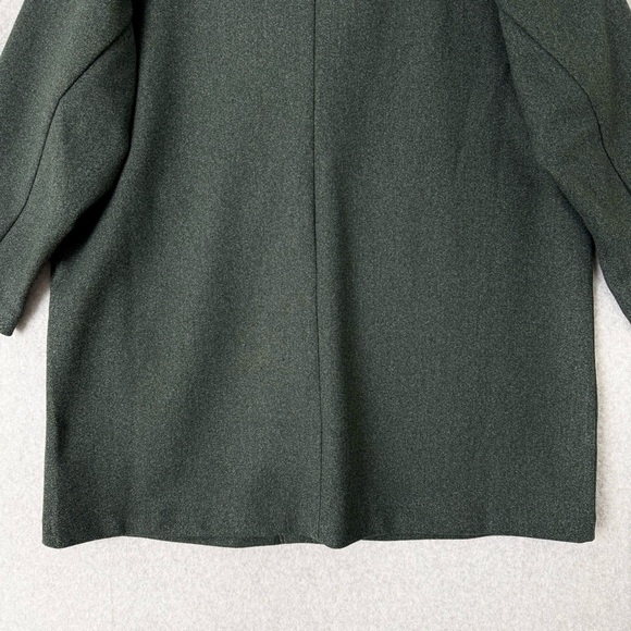 Old Navy Coat Womens XXL Long Line Cardigan Coat Button Front Dark Bottle Green - Picture 11 of 16